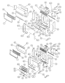 Part Location Diagram of 70608 Mr Heater Lower Front Panel Assembly